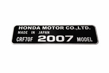 Honda crf70f 2007 non - crf70f, non-oem