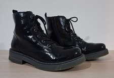 Ladies RIEKER BlackPatent Doc