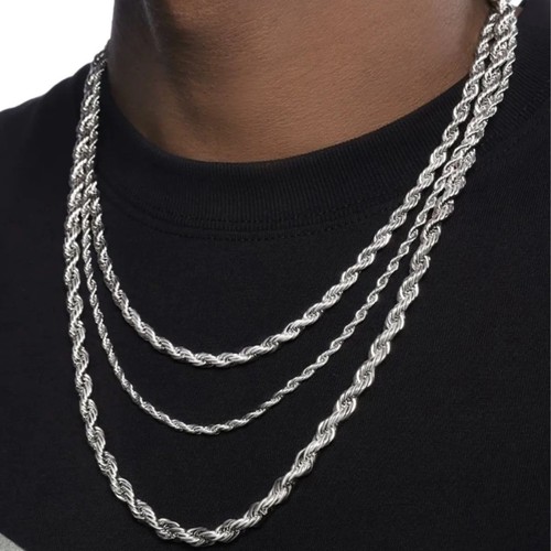 Men women long necklace - women,