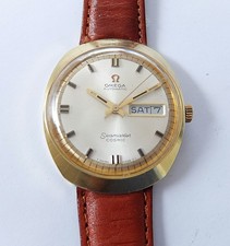 1970'S GOLD CAPPED OMEGA SEAMASTER COSMIC AUTOMATIC MANS WRIST WATCH WORKING