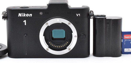 Nikon black mirrorless - 1, v1