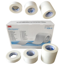 3M- Micropore Surgical Tape 1.25cm, 2.5cm, 5cm - Premium Quality - Eyelash Tape