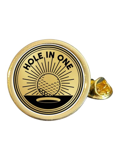 Golf hole one gold plated - one,
