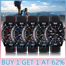 Men’s Military Watch Leather