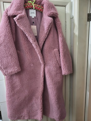 Pink coat from monki size - coat,
