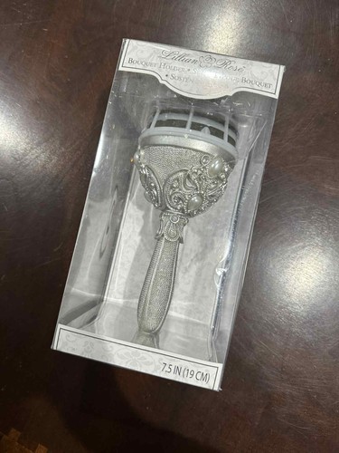 Lilian rose silver jeweled - rose,
