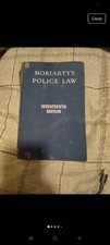 Vintage "Moriarty's Police Law"  17th Edition Legal History Collectible