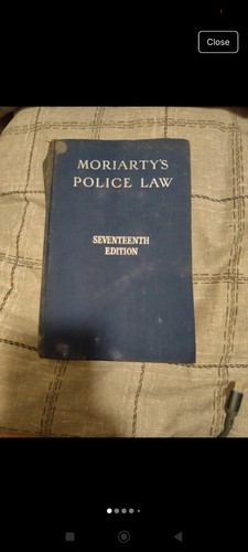 Vintage moriarty police - "moriarty's,