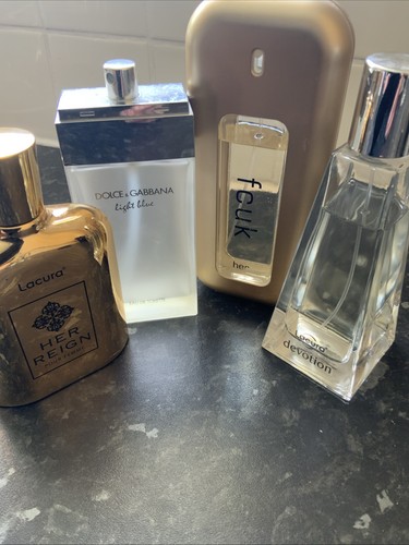 Job lot perfume bottles - lot, 4x