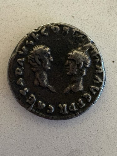 Roman silver coin denarius - silver,