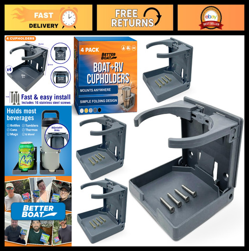 Folding boat cup holder pack - boat,