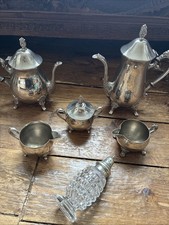 Vintage Silver Plated Tea and