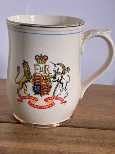 Coronation 1953 mug wade - coronation,