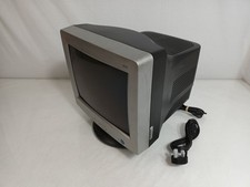 Compaq V570 15 Inch VGA 1024x768 Vintage CRT Monitor With Stand - Screen Burn