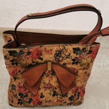 Cork Handbag with Shoulder