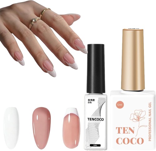 French manicure kit jelly pink - french,