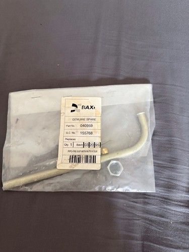Baxi bermuda fire - supply, pipe