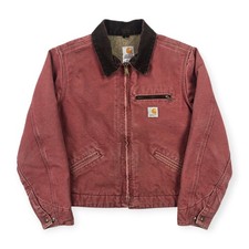 Carhartt Detroit WJ097 VRS Vintage Workwear Jacket Pink Women's Small 