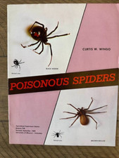 Rare 1969 POISONOUS SPIDERS