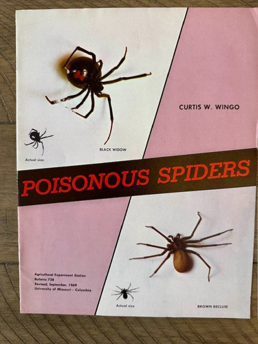 Rare 1969 poisonous spiders - 1969,