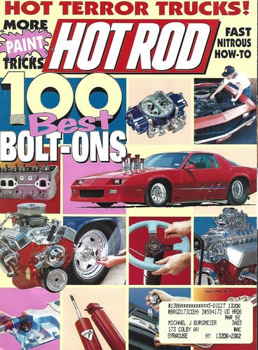 June 1991 hot rod magazine - hot,