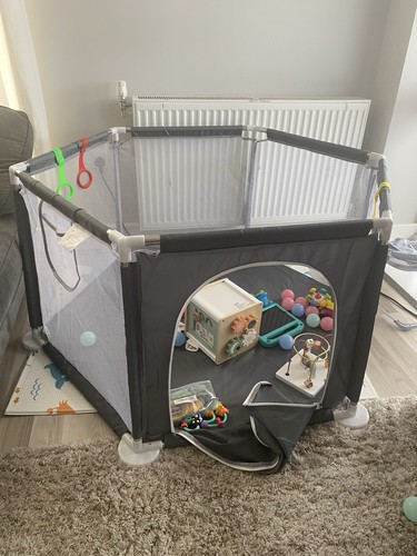 Baby playpen 130cm width - baby, 65cm