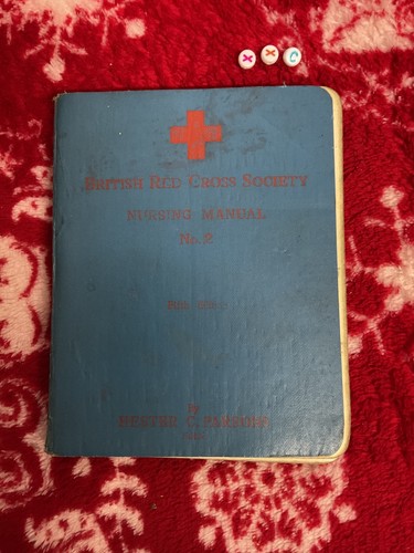 British red cross nursing - red,