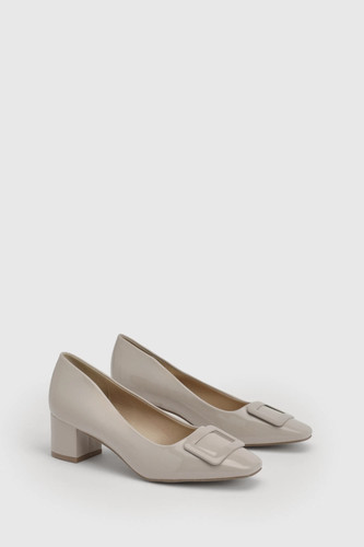 Wallis beige court shoes - beige,