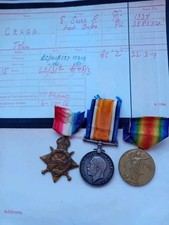 WW1 MEDAL TRIO WORLD WAR ONE TO J CRAGG