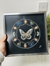 Vintage Butterfly Embroidery