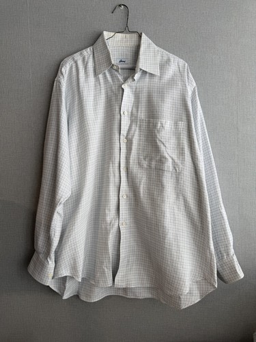 Brioni shirt mens white - brioni, blue