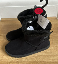 Booties by PRIMARK Black Faux