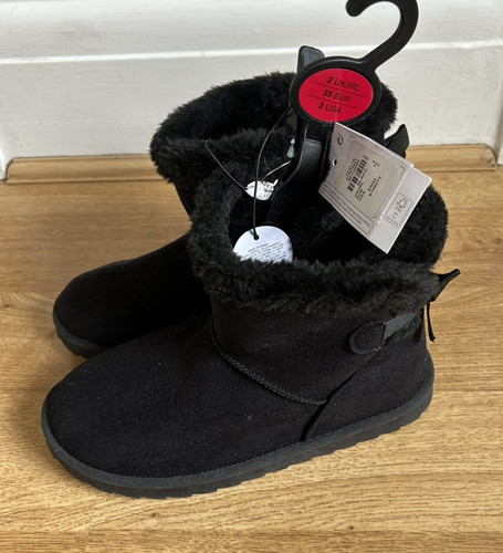 Booties primark black - by, faux