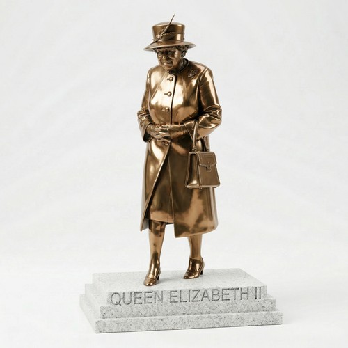 Queen elizabeth statue - elizabeth, ii