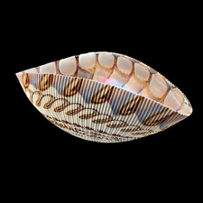 Genuine YALOS MURANO Italian Hand Blown Glass Large Vase 41.5cm x 25cm