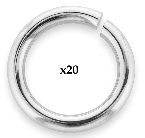 Solid 925 sterling silver - silver, jump