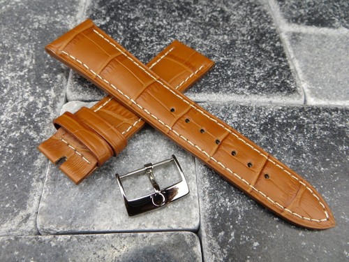 18mm leather strap - 18mm, brown