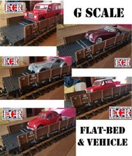 BROWN G SCALE FLATBED & 1:24