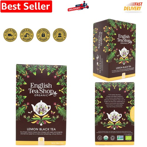 Organic lemon black tea - organic,
