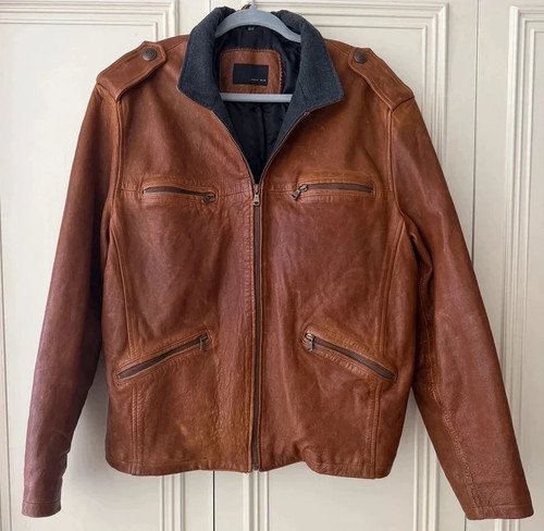 Zara man 100 - 100%, leather