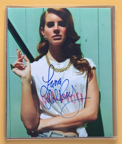 Signed lana del rey photo - rey,