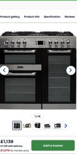 Leisure CS90F530 90cm Dual Fuel Range Cooker - Stainless Sleel (CS90F530X)