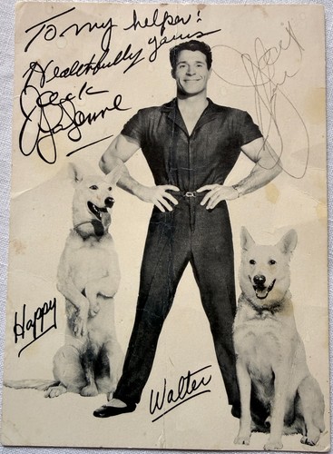Vintage jack lalanne with - with, dogs