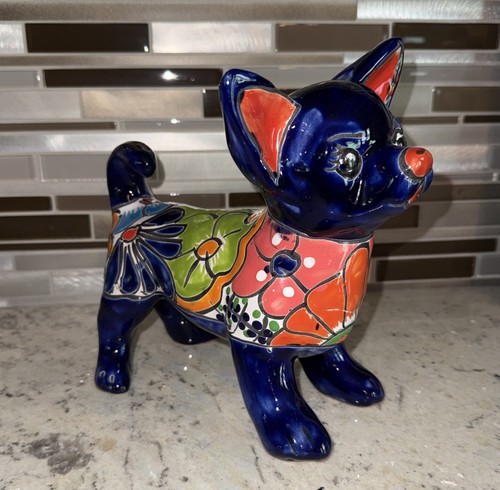 Talavera pottery chihuahua - talavera,