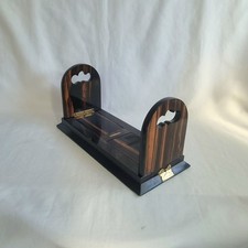 Antique Victorian coromandel extending bookslide / book rack, Betjemann's Patent