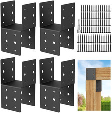 4Pcs Heavy-Duty Post Brackets
