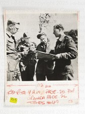 Wynford Vaughan Thomas Broadcaster War Military Map 1940s Photo Printed 1978