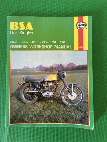 Bsa unit singles 247cc 343cc - singles,