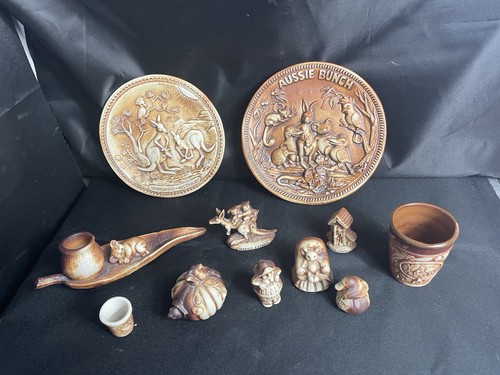 Aussie bunch swagman pottery - aussie,