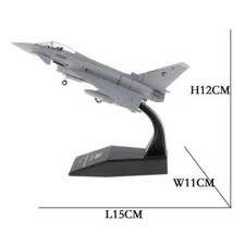 1:100 Scale Diecast Alloy EF-2000 Eurofighter Typhoon Fighter Aircraft Model